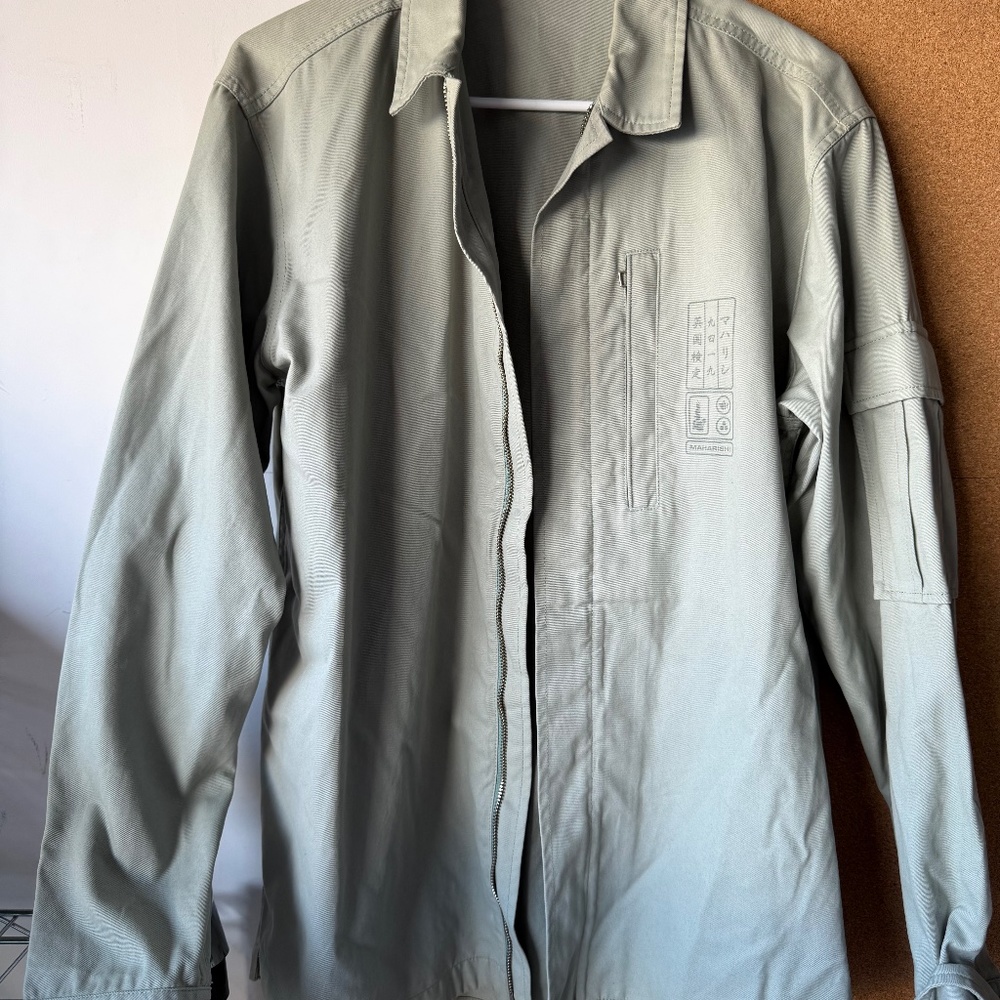 Maharishi Green Lightweight Shirt Jacket